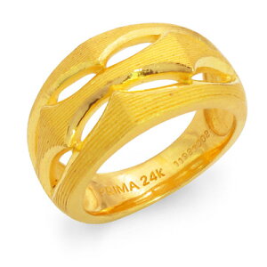 純金 リング 指輪 ゴシックデザイン エレガント レディース 女性 24K 24金 ゴールドジュエリー 記念日 誕生日 贈り物 PRIMAGOLD プリマゴールド 送料無料