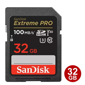 サンディスク SDHC 32GB EXTREME PRO Class10 UHS-1 U3 V30 100MB/s SDSDXXO-032G-GN4IN SanDisk SDカード 海外リテール メール便送料無料