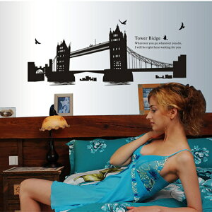 �E�H�[���X�e�b�J�[ TOWER BIDGE �ǎ� �V�[�� ����OK �͂����� �������� DIY �͗l�ւ� �C���e���A �^���[�u���b�W��z�֑�������