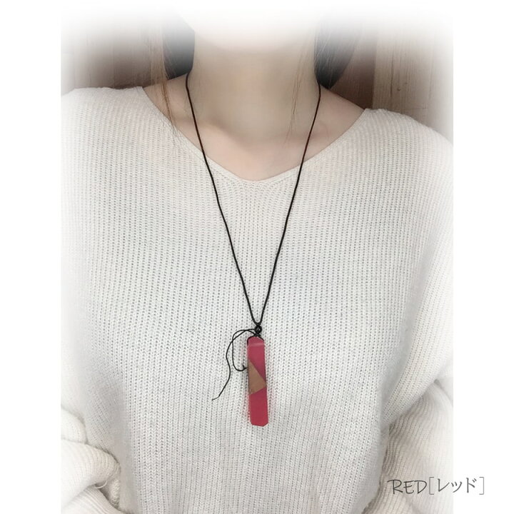 楽天市場】【在庫処分品】ストーン風ネックレス ペンダント ストーン 