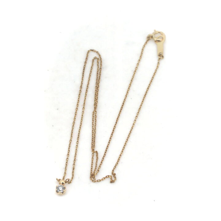 楽天市場】【中古】 ヨンドシー 4℃ ダイヤモンド ネックレス K18YG(18 