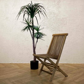木製 ホールディングチェア 折り畳み椅子 チーク無垢 未塗装ナチュラル type2