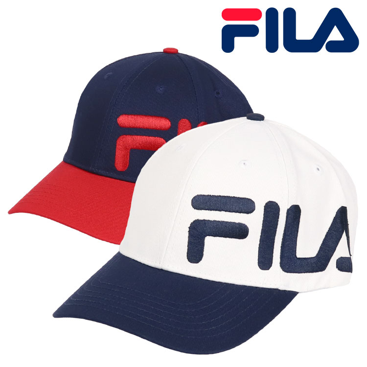 フィラ キャップ 帽子 テニス ネイビー 紺 FILA 未使用 - キャップ