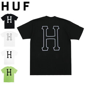 HUF ハフ メンズ Tシャツ ESSENTIALS CLASSIC H S/S TEE 半袖Tシャツ ファッション トップス ストリート ブランド エッセンシャルズ スケーター
