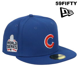 ニューエラ キャップ 59FIFTY シカゴ・カブス MLB NEW ERA メンズ ベースボールキャップ ブランド ロゴ 帽子 ワールドシリーズ サイドパッチ メジャーリーグ