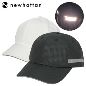 ニューハッタン ローキャップ リフレクター メンズ レディース 無地 帽子 Newhattan 6パネル ユニセックス ダッドハット 反射素材 ファッション