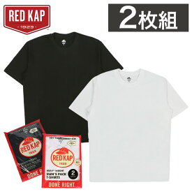 【2枚セット】レッドキャップ Tシャツ メンズ 半袖 パックT RED KAP 無地 ヘビーウェイト 7.76オンス クルーネック トップス ファッション ブランド