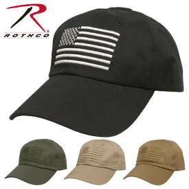 ロスコ ROTHCO キャップ アメリカ 星条旗 メンズ レディース ユニセックス ミリタリー 帽子 刺繍 6パネル 国旗 ローキャップ U.S.ARMY ベルクロ