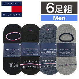 【6足セット】トミーヒルフィガー ソックス メンズ カバーソックス 靴下 TOMMY HILFIGER ブランド ロゴ フラッグ フットカバー ファッション ギフト