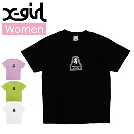 エックスガール X-girl Tシャツ レディース FACE S/S MENS TEE 半袖Tシャツ ファッション トップス 春 夏 ストリート女子 ブランド