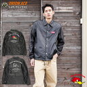 オリオンエース CLAYSMITH CSY-5050 REALBLACK レザーコーチジャケット クレイスミス レザーライダースジャケット 本革 肩 肘 脊髄 プロテクター 取付可 アメリカン アメカジ 革ジャン 秋 冬 春 バイカー ツーリング メンズ ブラック 黒 刺繍 M L LL