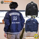 オリオンエース MOONEYES OMJ-044 VIRSITY JACKET ムーンアイズ スタジアムジャンパー スタジャン 防寒 防風 ウィンター ライダースジャケット プロテクター カジュアル アメリカン アメカジ あったかい 冬 バイカー ツーリング メンズ ブラック 黒 ネイビー 紺 M L XL XXL