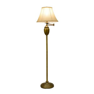  Av tAv FLOOR LAMP AƋ Decor Therapy Swing Arm Floor Lamp Antique BrassAeB[N XCOA[ tAX^h rO xv AJ