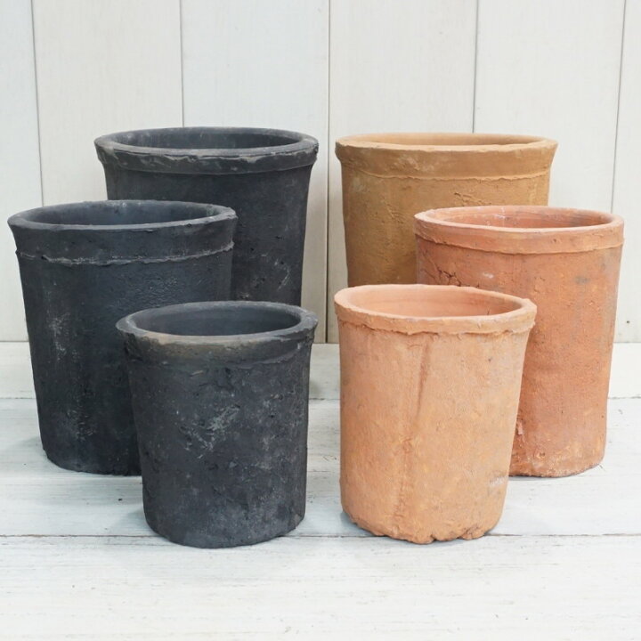 楽天市場 植木鉢 おしゃれ 素焼き ジャンクポット丸切立深 大中小3点セット 10cm 13cm 16cm 3号 4号 5号 穴あり 白 ホワイト グレー テラコッタ モスポット アンティーク シャビー プランター 鉢 ガーデニング 室内 観葉植物 多肉植物 塊根植物 サボテン シダ 人工観葉