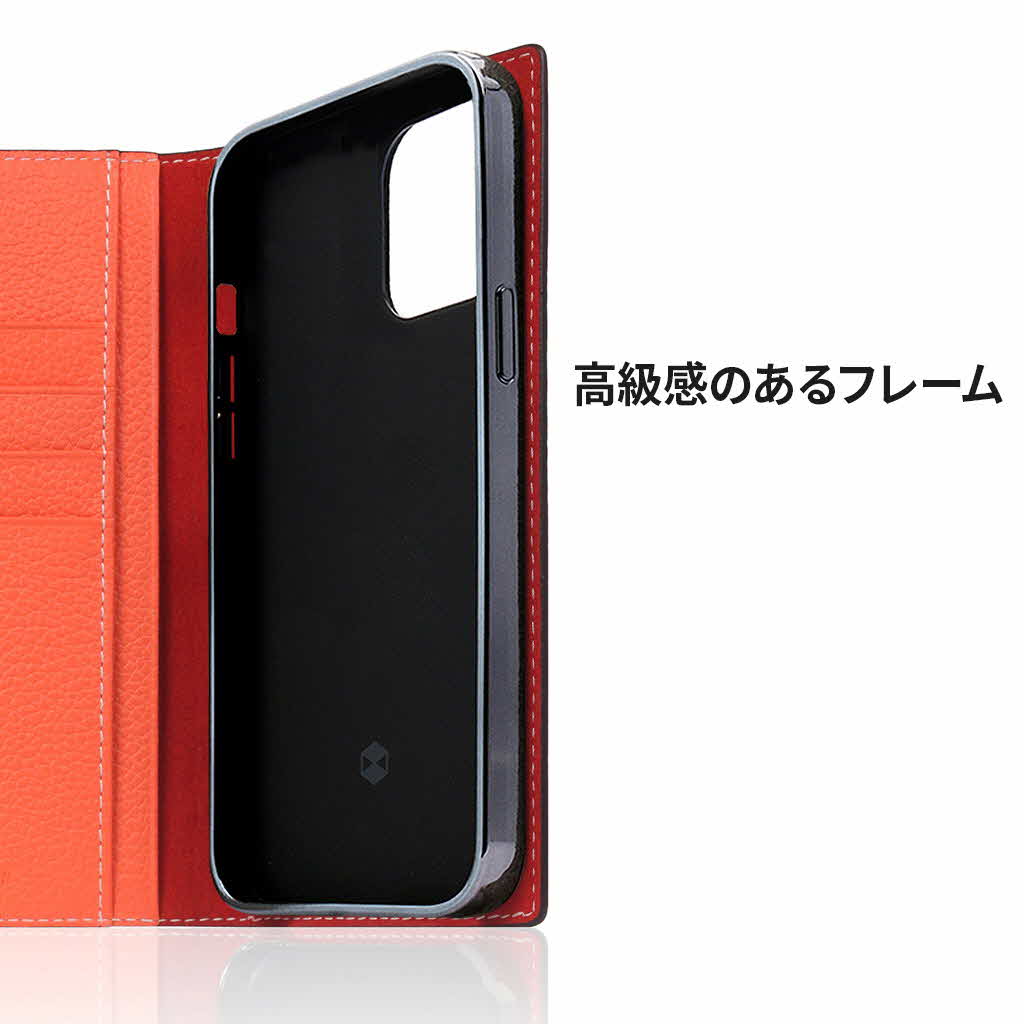 iphone 13 iPhone 13 Pro ケース 手帳型 本革 SLG Design Neon Full Grain Leather Case  ネオンカラー 高級 おしゃれ 革 カード パステルカラー 上品 レザー 韓国 ブランド お洒落 メンズ レディース ギフト | アビィニューヨーク