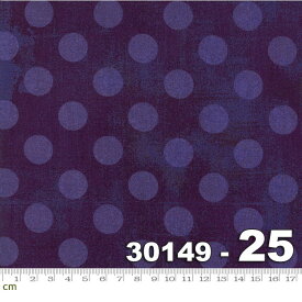 【Moda モダ】Grunge Hits the Spot-30149-25(3A-01) パープル テクスチャ柄 ドット柄 ヴィンテージ風 ラッカープリント コットン100％ シーチング 【10cm単位販売】
