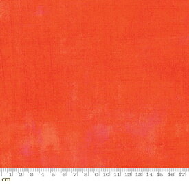 【Moda モダ】Grunge-30150-263(3A-01) オレンジ テクスチャ柄 ヴィンテージ風 ラッカープリント コットン100％ シーチング【10cm単位販売】