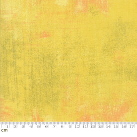 【Moda モダ】Grunge-30150-447(3A-01) イエロー テクスチャ柄 ヴィンテージ風 ラッカープリント コットン100％ シーチング【10cm単位販売】