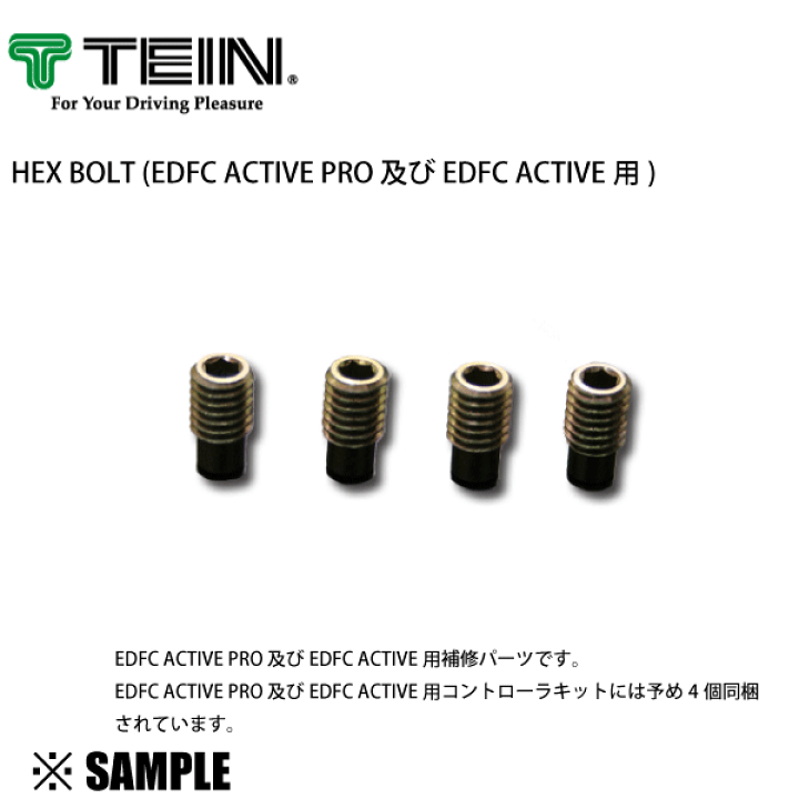 パーツ TEIN EDFC Active Pro 楽天市場】数量限定 大特価 正規品 TEIN TEIN HEX BOLT EDFC ACTIVE