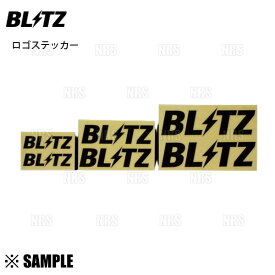 数量限定 大特価 正規品 BLITZ ブリッツ ロゴステッカー　200mm/切り抜き文字/ブラック/2枚1セット (13970