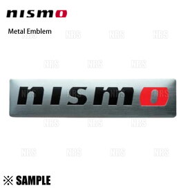 数量限定 大特価 正規品 NISMO ニスモ Metal Emblem メタルエンブレム 25 x 100mm シルバー (99993-RN209