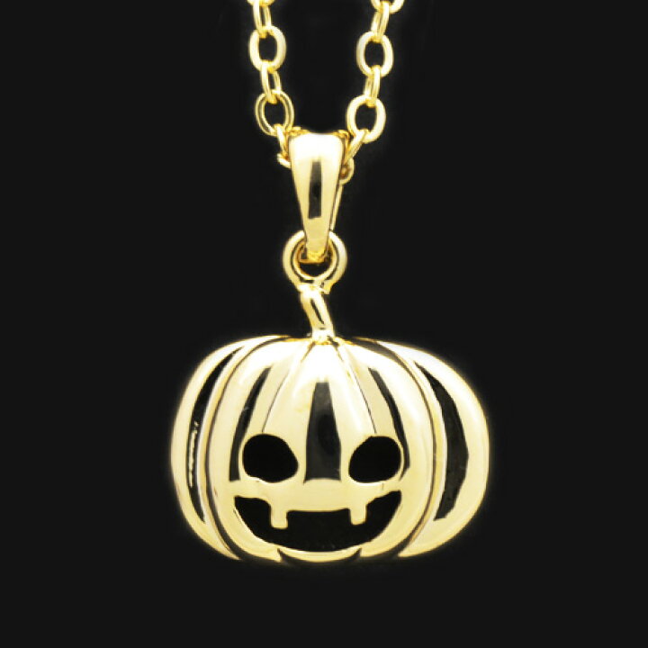 楽天市場】新色シルバー追加☆ハロウィンネックレス パンプキン 