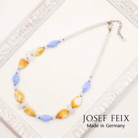 ドイツ製　JOSEF　FEIX　パステルカラー　ガラスネックレス　レディースジュエリー　アクセサリー　インポート　コスチュームジュエリー　パーティー　結婚式　発表会　お呼ばれ