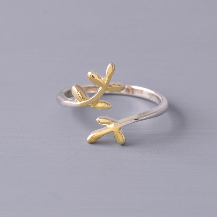 楽天市場】リング 指輪 植物モチーフ 12〜14号 シルバー925 かわいい  