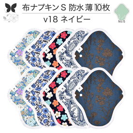 布ナプキン 防水 薄手 Sサイズ 10枚 セット 昼用 使い捨て 多い日 生理用品 生理用ショーツ 尿もれ用 尿もれ 尿漏れ 吸水パット 20cc 布 ナプキン ニット 生地 温活 妊活 防災 布 ナプキン 防水布入り ニット 生地 子宮 を 温め グッズ