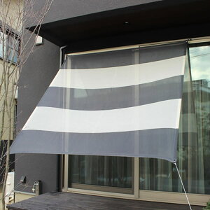 �y���������z���悯 �T���V�F�[�h�y��195cm×��200cm�z�C�`�I���V�F�[�h 5�{�[�_�[ -ichiori shade 5border-