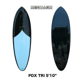【サーフボード送料別途】MCCALLUM SURFBOARDS UPSIDE DOWN LABEL マッカラム サーフボード アップサイド ダウン レーベル PDX TRI : 5'10" ピーディーエックス トライ
