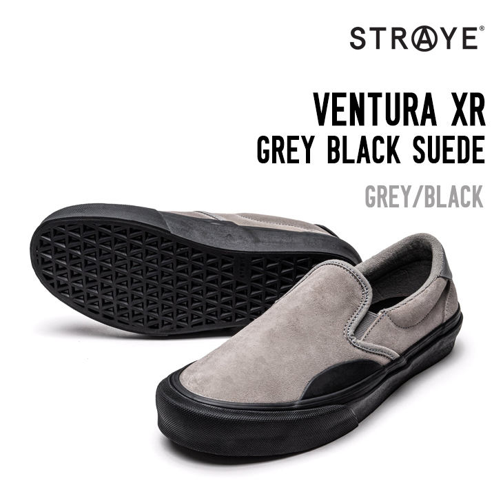 STRAYE ストレイ VENTURA XR GREY BLACK SUEDE ベンチュラ スニーカー スケートシューズ 靴 -  edurng.go.th