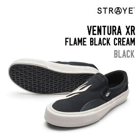 STRAYE ストレイ VENTURA XR FLAME BLACK CREAM ベンチュラ スニーカー スケートシューズ 靴