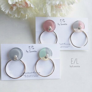 (S2F)2way 3color hoop pierce/earring E/L byLoretta EL GoCb^@sN@~g@sAX@CO@}`J[@`^@@˂@Nbv@I@2way@t[v@Zb