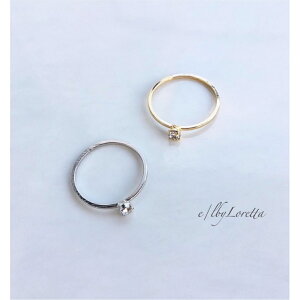 (�S2�F)Crystal ring�@E/L byLoretta EL �G���o�C�����b�^ accessory �A�N�Z�T���[ �w�ց@GOLD �S�[���h�@SILVER�@�V���o�[�@���f�B�[�X�@�������@�n���h���C�h�@�N���X�^���@����