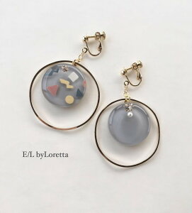  Big hoop pierce/earring@E/L byLoretta EL GoCb^ accessory ANZT[@ہ@lp@Op@rbOt[v@O[@sAX@CO@`^@˂@Nbv@@Z