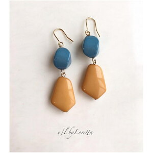 Bi-color beads pierce/earring(Orange)@l GKg fB[X wl  JWA F }X^[h ^[RCY nhCh  Ntg AeB[N g v[g 蕨 E/L byLo