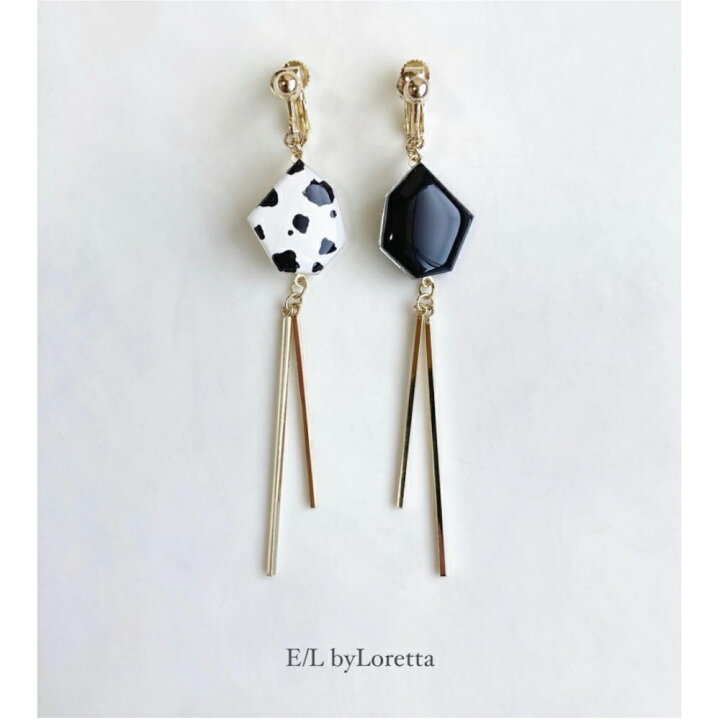 楽天市場】Animal KAKERA w stick pierce/earring(Black × Animal) [cc 