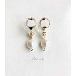 Mini circle �W���p�[�� × metal ball pierce/earring(White) [cc]�@E/L byLoretta EL �G���o�C�����b�^ accessory �A�N�Z�T���[�@�T�[�N���@�W���p�[���@���^���{�[���@�z���C�g�@�s�A�X�@�C�������O�@�`�^���@