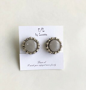 Mini circle stitch pierce/earring(Beige) [cc]@ANZT[@sAX@CO@x[W@O[W@fB[X@@@ꂢ߁@l킢@nhCh@@`^@