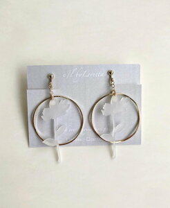 "Cosmos" frost big hoop pierce/earring(Frost) [cc]@E/L byLoretta EL GoCb^ accessory ANZT[@rbOt[v@RXX@tXg@sAX@CO@`^sAX@@˂@N