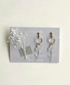 "Cosmos" frost mini hoop pierce/earring(Frost) [cc]@E/L byLoretta EL GoCb^ accessory ANZT[@~jt[v@RXX@sAX@CO@`^sAX@@˂@Nbv@