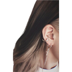 Silver Cross&Chain Pierced Earrings@fB[X@ANZT@CO@Vo[@Zbg@NX@`F[@t[v@sAX@Ԃ@@@s@gh@uh
