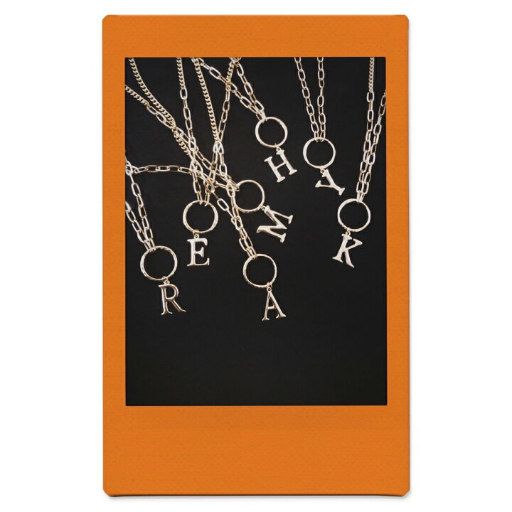 楽天市場 Initial Ring Necklace レディース ネックレス チョーカー アクセサリー イニシャル リング ゴールドカラー 金色 首元 おしゃれ お洒落 女性 上品 文字 アルファベット 英語 ファッション 小物 ブランド A D G A D G