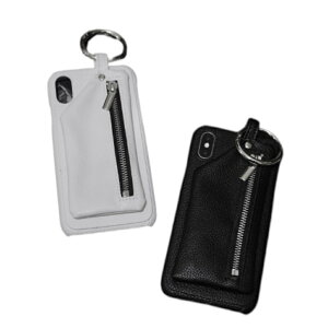 (S2F) Pouch&Ring Karabiner iPhone Case@X}zP[X@iPhoneP[X@iPhoneX@|[`@O@Jri@zCg@@ubN@@U[@v@Vo[@silver@Vv@JWA