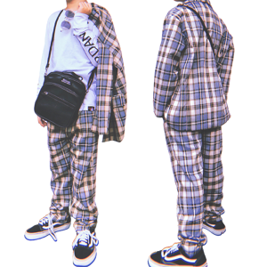 �yKIDS�zCHECKED JACKET+PANTS 2P SET UP -ASSAULT BLUE- �q���� �j�̎q �{�[�C�Y �W���j�A ���ǂ� �q�ǂ��@�x�[�W�� �Z�b�g�A�b�v �W���P�b�g �㒅 �p���c �`�F�b�N�X���b�N�X2�_�Z�b�g �㉺�Z�b�g M�i120-13