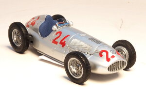 CMC 1/18 ZfXxc F1 W165 #24 g|GP 1939 MERCEDES BENZ - F1 W165 N 24 GP TRIPOLI 1939 RUDOLF CARACCIOLA SILVER
