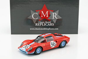 CMR 1/18 tF[ fB[m 206S #36 }24 1966 Ferrari Dino 206S #36 24h LeMans 1966 Salmon, Hobbs Maranello Concessionaires