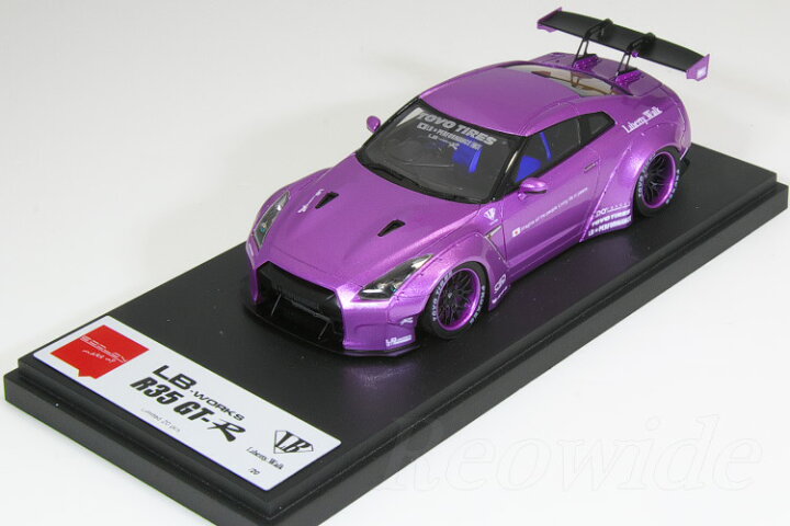 楽天市場】Make up EIDOLON 1/43 LB☆WORKS R35 GT-R リバティウォーク 