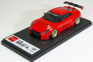 Make up EIDOLON 1/43 LB��WORKS R35 GT-R ���o�e�B�E�H�[�N GT �E�B���O BBS LM �z�C�[�� �o�[�W���� ���b�h 50�����